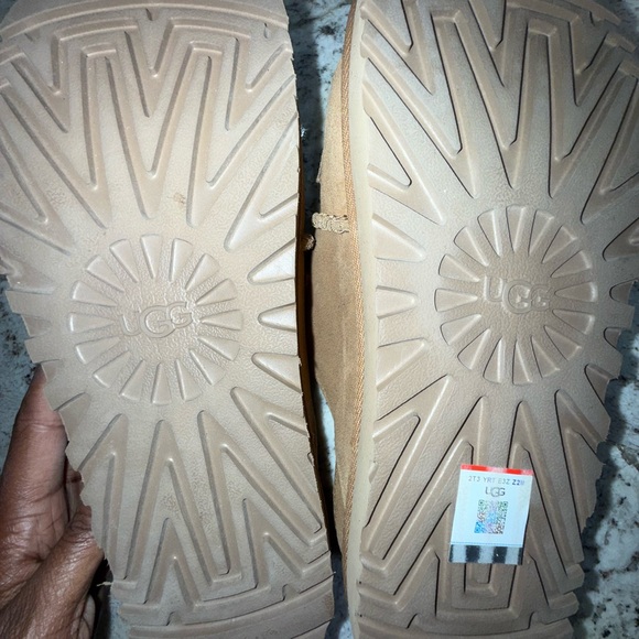 UGG Brown Suede Slide Sandals - Picture 4 of 4
